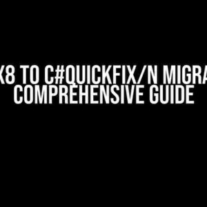 C++/FIX8 to C#Quickfix/n Migration: A Comprehensive Guide