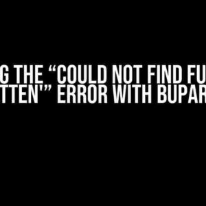 Solving the “Could Not Find Function ‘str_flatten'” Error with BupaR Library